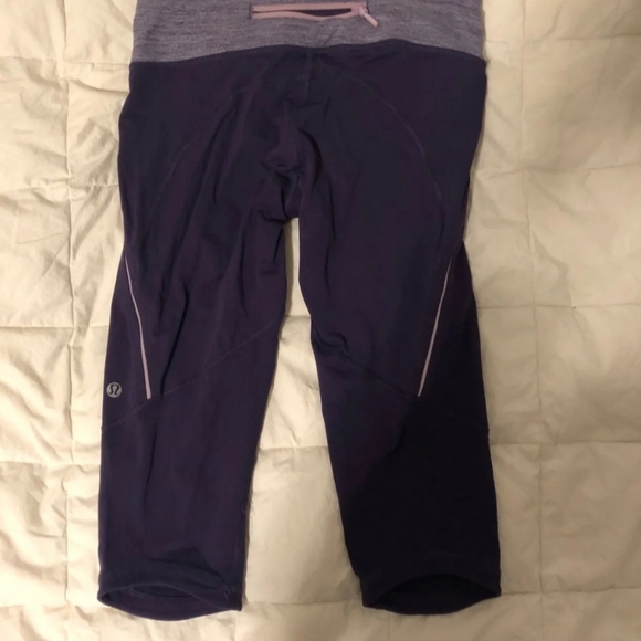 🥳HP🥳Lululemon Excel Crop Concord Grape Legging - Picture 9 of 10